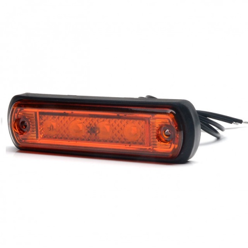 Lampa led dreptunghiulara portocalie WAS 30x108.60 mm - Img 2