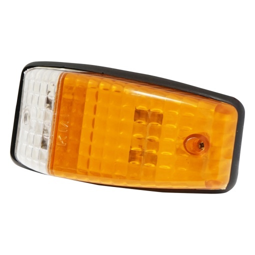 Lampa semnalizare frontala alb-galben pentru New Holland, Fiat si UTB U-445 - Img 2