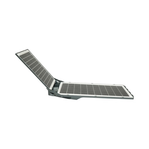 Lampa solara LED iluminat stradal 800W cu panou solar 40W, baterie LiFePO4 30000mAh, senzor miscare, telecomanda, prindere stalp IP65 Breckner Germany - Img 8