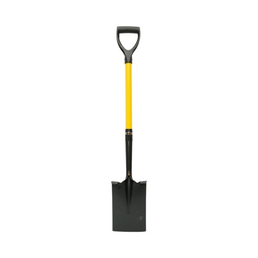 Lopata otel dreapta 175x285x1020mm, coada din fibra de sticla cu maner D Crownman - Img 5
