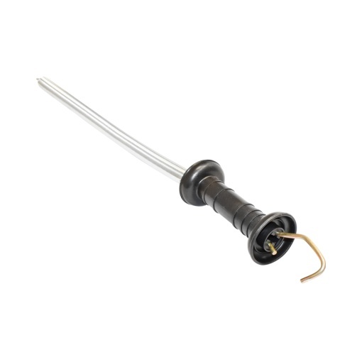 Maner poarta negru cu carlig si arc 3m gard electric Breckner Germany - Img 2