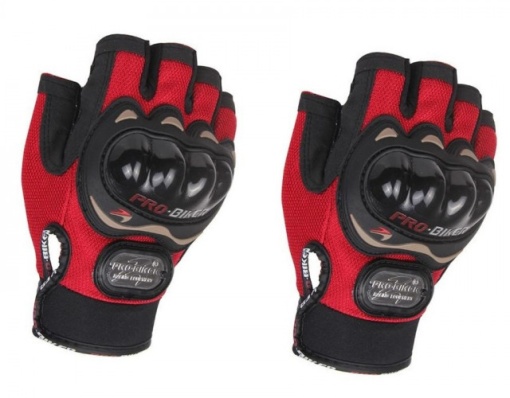 Manusi fara degete Pro Biker (rosii) - Img 2