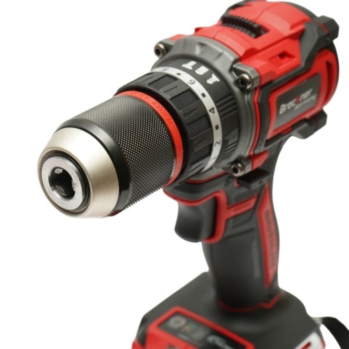 Masina de gaurit si insurubat cu percutie 500W, 2 acumulatori 21V, 1.5Ah Li-ion, LED, Brushless, 50Nm, mandrina 13mm, 0-500/1600rpm Breckner Germany - Img 11