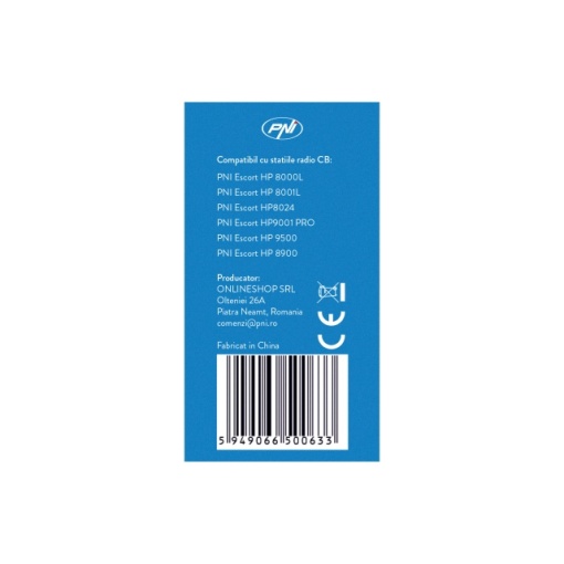 Microfon cu 6 pini pentru statii radio PNI Escort HP 8000L/8001L/8024/9001 PRO/9500/8900 - Img 7