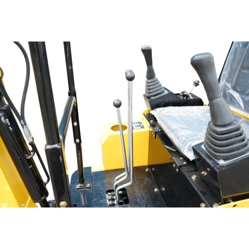 Mini excavator 1.2T pe senile cu semicabina, motor diesel 10CP, 499cc, adancime sapare 1750mm, 3 cupe incluse 270/390/560mm - Img 9