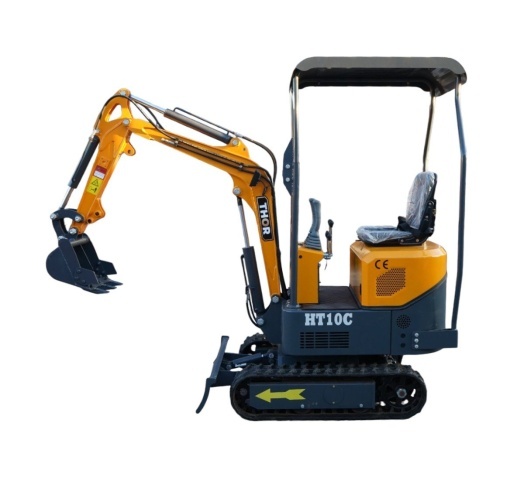 Mini excavator 1T pe senile cu semicabina, motor diesel 9.5CP, adancime sapare 1745mm, 3 cupe incluse 170/360/780mm THOR - Img 3