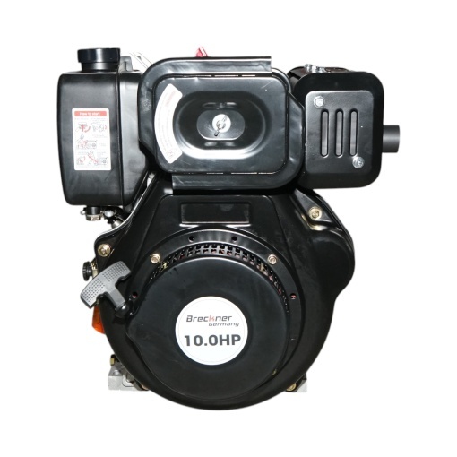 Motor diesel 10CP 186F, 418cc, turatie 3600rpm, ax rotund filetat 25.4mm, pornire sfoara Breckner Germany - Img 4
