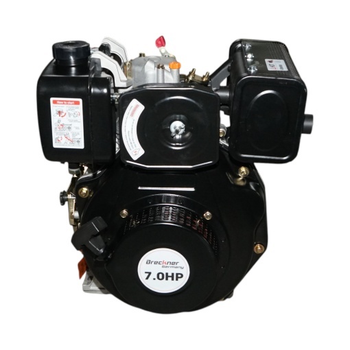 Motor diesel 7CP 178F, 296cc, turatie 3600rpm, ax rotund filetat 19.05mm, pornire sfoara Breckner Germany - Img 4