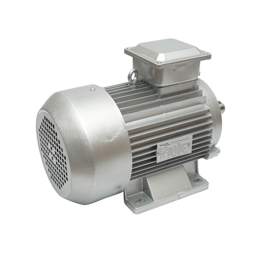 Motor electric trifazat 4KW, 380V cu bobinaj din cupru si carcasa de aluminiu IP44 - Img 3