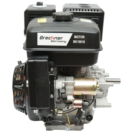 Motor pe benzina 13CP, 4 timpi, ax cu pana 25mm pornire cheie/sfoara, reductor priza Breckner Germany - Img 4