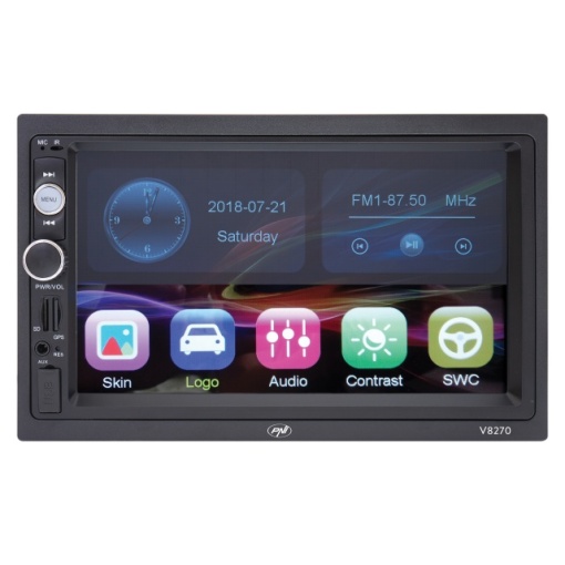 Navigatie multimedia PNI V8270 2 DIN cu GPS MP5, touch screen 7 inch, radio FM, Bluetooth, Mirror Link, AUX, USB, microSD - Img 4