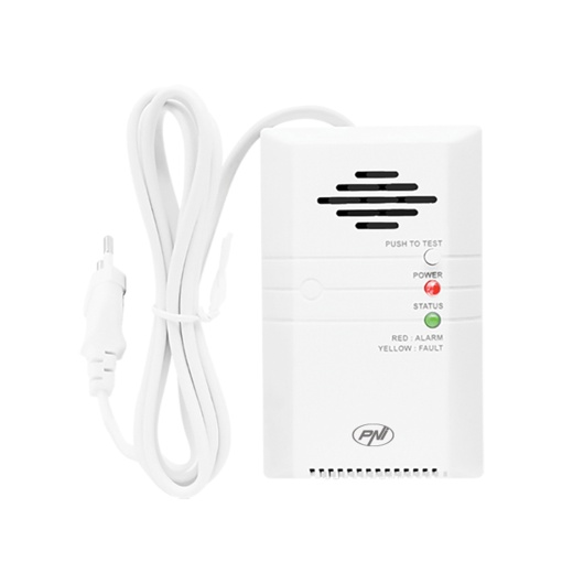 Pachet 2 buc Kit PNI Safe House 400 senzor de gaz si electrovalva 3/4 inch, alarma sonora si luminoasa, 85dB, detecteaza gaze naturale, gaz metan (CH4) - Img 9