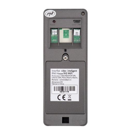 Pachet Interfon video inteligent PNI House 910 WiFi HD, P2P, iesire yala + cadou Sticky Pad Blue - Img 5