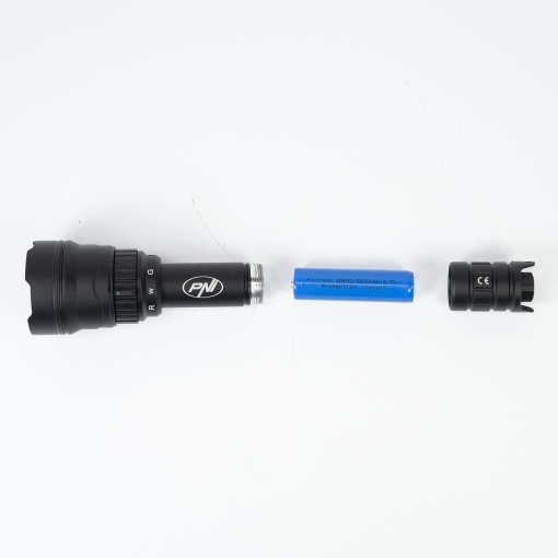 Pachet Lanterna PNI Adventure F300 cu LED in 3 culori, alb, rosu, verde, max. 10W, IPX6 + Sticky Pad Drapel - Img 14