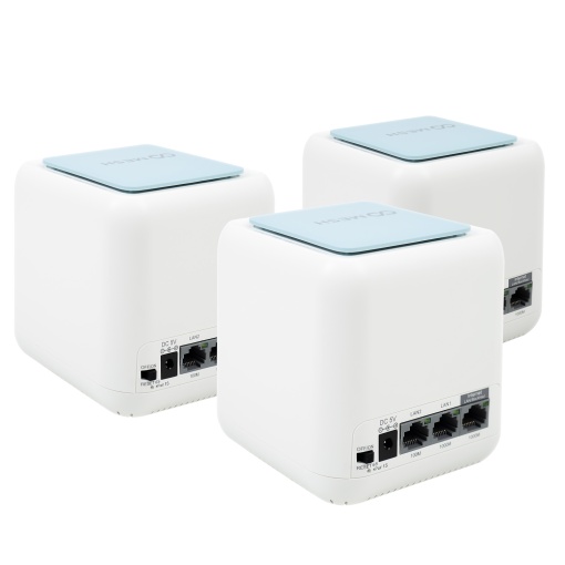 Pachet sistem Mesh Wi-Fi PNI GB1200 Gigabit si 1bc Cablu de retea plat S/STP CAT8 PNI U8015W 1.5m - Img 4