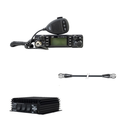 Pachet Statie radio CB PNI Escort HP 9001 PRO, ASQ + Amplificator RX-TX KL203P, AM-FM-SSB, 100W, 12V si cablu PNI R50 - Img 20