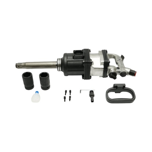 Pistol pneumatic de impact Pinless Hammer profesional 1 inch, cuplu 3600Nm, 3 trepte de putere R/L, presiune 8 bar, tubulare 32mm, 33mm incluse Breckner Germany - Img 4