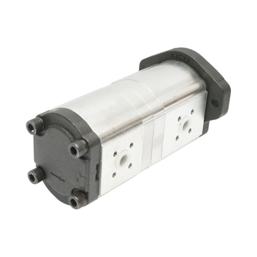 Pompa hidraulica dubla John Deere, Renault, debit 22.5+11cm3 sens stanga cod OEM RT7700036171 - Img 3