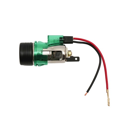 Priza cu bricheta auto universala 12V fi28, cu lumina integrata verde Breckner Germany - Img 3