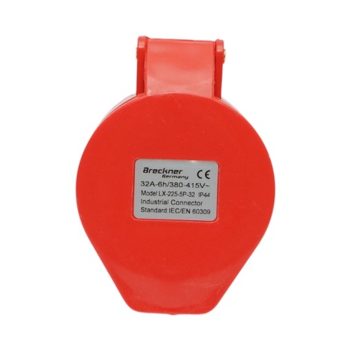 Priza industriala trifazica mobila 32A, 415V, IP44, 6H Breckner Germany - Img 5