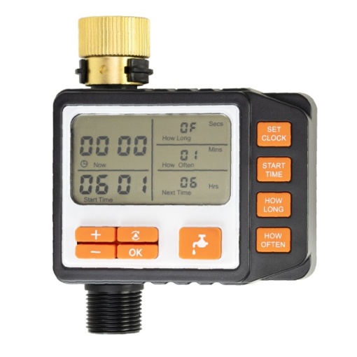 Programator pentru irigare PNI WT11 PRO, display LCD, racord 3/4, negru - Img 3