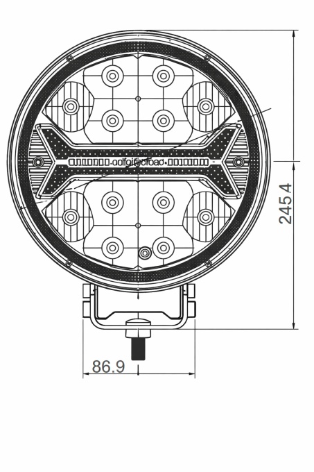 Proiector LED rotund - Img 3