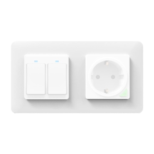 Rama dubla PNI WS2 pentru intrerupator sau priza inteligenta PNI SmartHome - Img 2