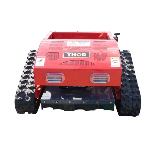 Robot de tuns iarba pe senile cu telecomanda, motor Loncin 9CP, 224cc, latime de taiere 550mm THOR - Img 2