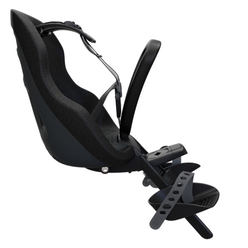 Scaun pentru copii, cu montare pe bicicleta in fata - Thule Yepp Nexxt 2 Mini Front mounted, Midnight Black - Img 2