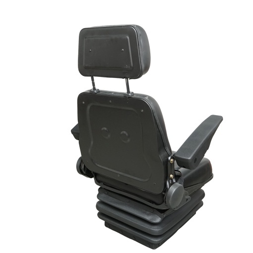 Scaun universal reglabil pe inaltime si greutate 50-130Kg, cotiere si spatar rabatabil 40-80° pentru tractor, utilaje agricole, industriale, stivuitor - Img 4