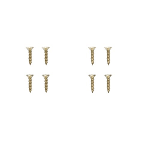 Set 2 balamale mobilier, ascunsa 25x24mm, zincat cu suruburi - Img 4