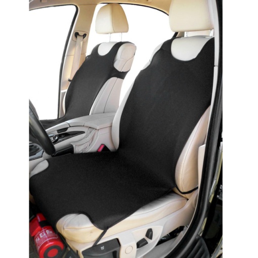 Set 2 huse scaun universale Negru