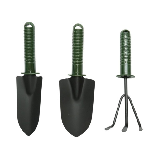 Set 3 unelte gradinarit cu lopatica, transplantor, cultivator si maner plastic Breckner Germany - Img 2