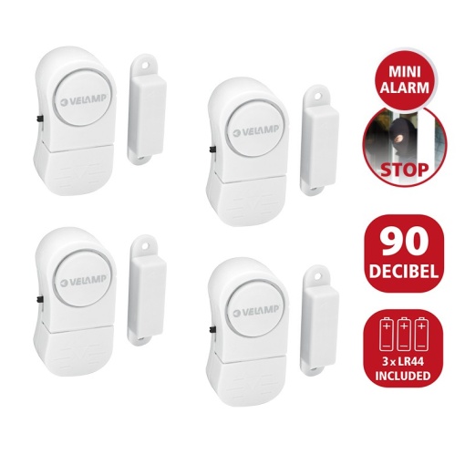 Set 4 alarme magnetice pentru usi si geamuri - Img 2