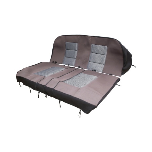 Set huse scaune universale gri negru - Img 5