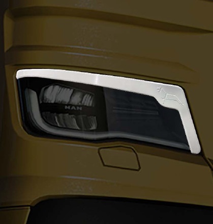 Set ornamente cromate far MAN TGX 2021