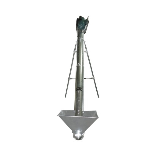 Snec transportor cereale orizontal 3m, 220V, 3kW, diametru 160mm, capacitate 10-15 T/h, cuva de alimentare si suport THOR - Img 4
