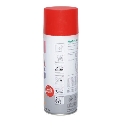 Spray vopsea Magic rosu passion 21D 450 ml - Img 2