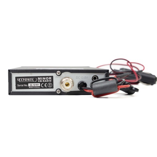 Statie radio CB Moonraker Alien-300 40CH, AM/FM, 4W, 12V, negru - Img 2