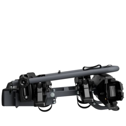 Suport 2 biciclete Peruzzo Pure Instinct 708W compatibil cu biciclete electrice cu prindere pe carligul de remorcare, Anthracite Grey - Img 3