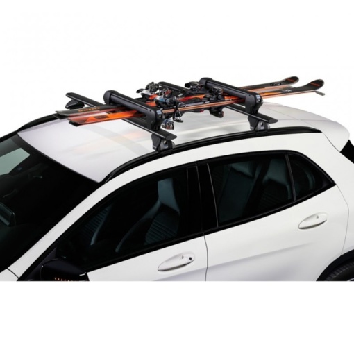 Suport 4 perechi schiuri cu prindere pe bare transversale - Cruz Ski Rack Dark 4 - Img 5