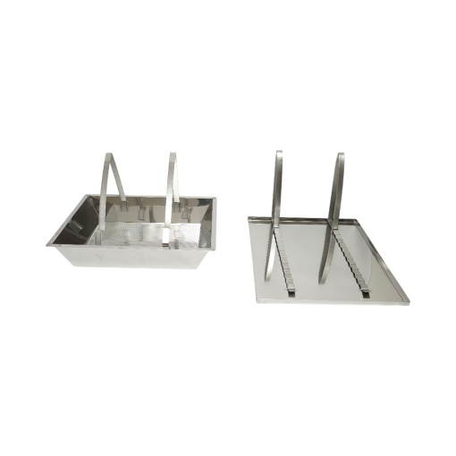 Tava pentru descapacit cu sita din inox 520x415x110mm - Img 2