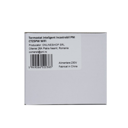 Termostat inteligent incastrabil PNI CT25PW WiFi, control prin internet, incalzire cu apa in pardoseala, actuatoare, pompe, centrala, aplicatie mobil Tuya Smart, integrare in scenarii smart cu alte pr - Img 8