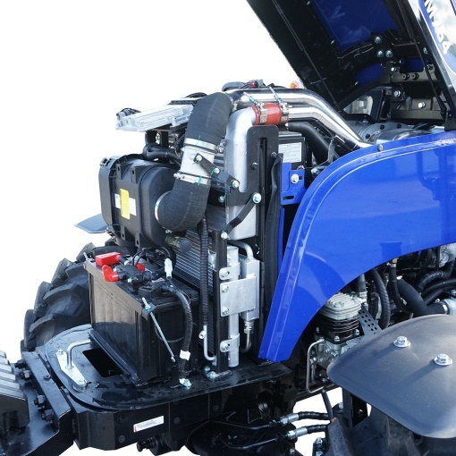 Tractor cu cabina 75HP 4x4 inmatriculabil, aer conditionat, motor Hyundai turbo DM02 LOVOL M754 - Img 8