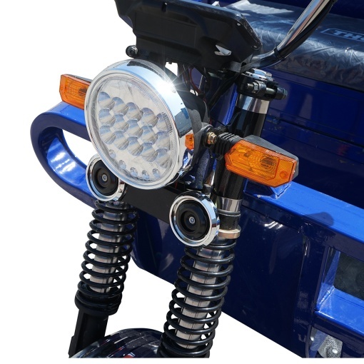Triciclu electric 2200W, baterie 72V/75Ah cu platforma basculabila 2.8mx1.4m, sarcina maxima 1500kg HERCULES 1 THOR - Img 7
