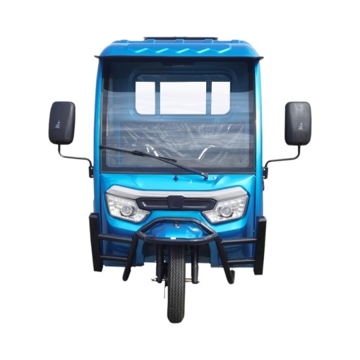 Triciclu electric BRECKNER GERMANY MAX ALBASTRU CU CABINA 2000W 72V 52AH - Img 3