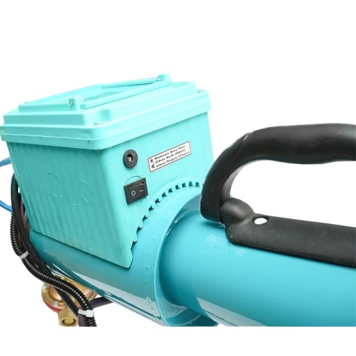 Tun electric pe baterie cu incarcator priza 220V, explozie pe gaz pentru speriat pasari Breckner Germany - Img 10