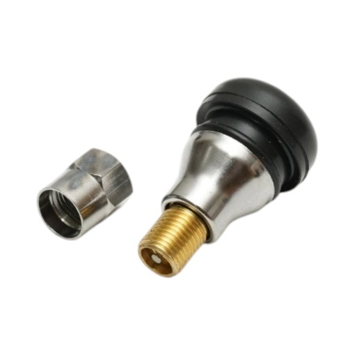 Valva roata auto tubeless 35mm premium EPDM TR412C cromata - Img 2