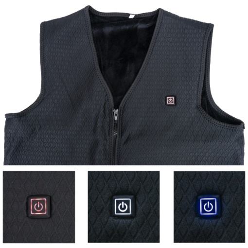 Vesta electrica cu incalzire PNI Body Warmer L, cu USB, 3 niveluri de incalzire, lavabila, pentru activitati in aer liber, unisex, marime L - Img 8