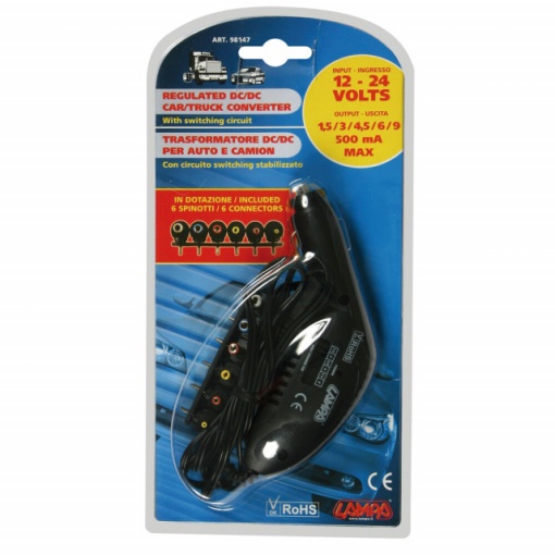 Adaptor tensiune 12/24V 500mah - LAMPA - Img 2